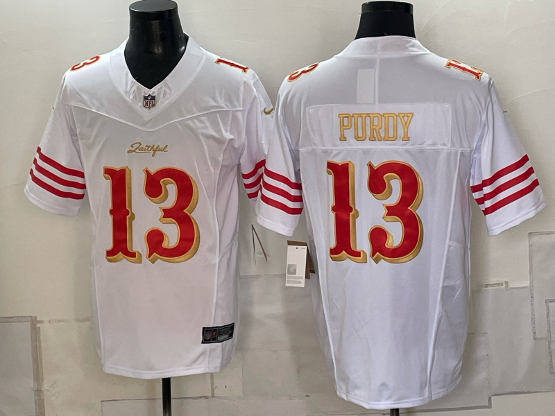 Men 2026 Nike San Francisco 49ers #13 Purdy white NFL Jersey 093000